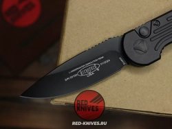 Нож MIcrotech LUDT - черный / черный (эксклюзив RED-Knives) RK-462