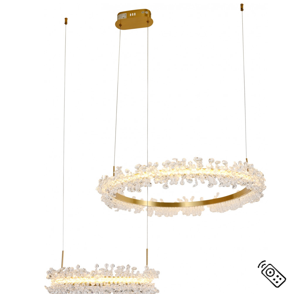 Подвесная светодиодная люстра Kink Light Лаура 08245,36PA(4000K)