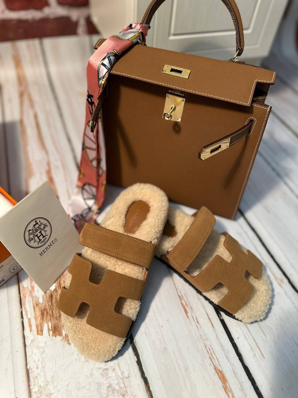 Шлепанцы Hermes, арт. 469023096