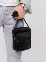 Сумка через плечо кожаная барсетка