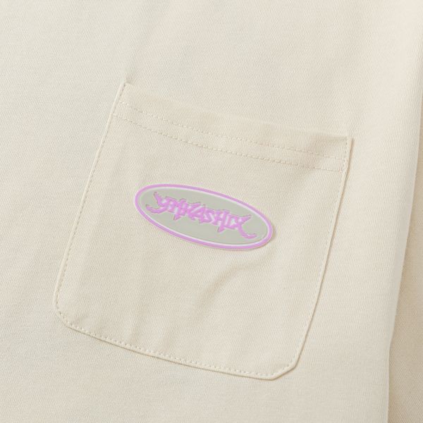 Футболка 8-bit бежевая - фото 11