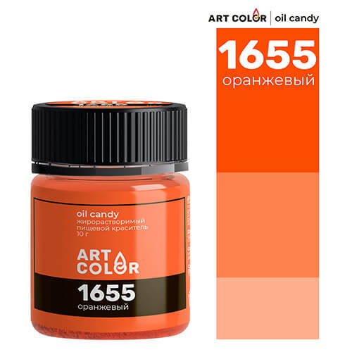 Жирорастворимый сухой краситель Оранжевый Art Color Oil Candy 10г