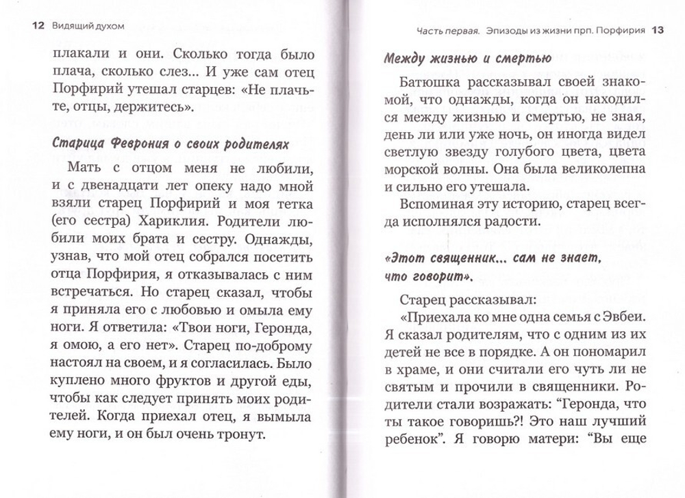 Видящий духом. Свидетельства о преподобном старце Порфирии Кавсокаливите
