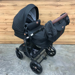 Детская коляска Luxmom 608 2в1 (черный)