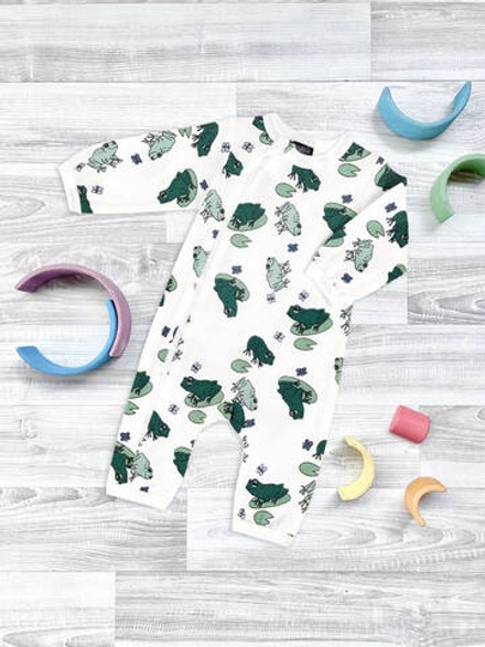 Комбинезон Mjölk Лягушки, на окантовке