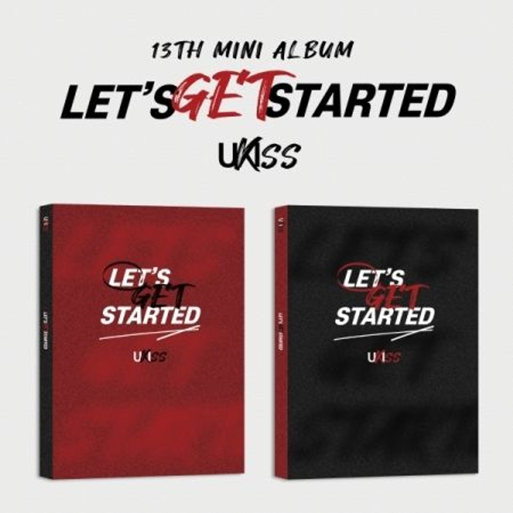 Альбом UKISS - LET'S GET STARTED 13th Mini Album 2 Version SET