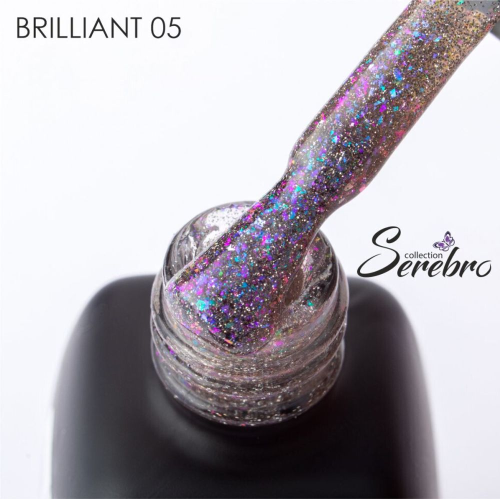 Гель-лак &quot;Brilliant&quot; &quot;Serebro collection&quot; №05, 11 мл