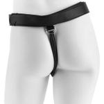 Страпон Strap-on Harness 7" Cock трусики с телесной насадкой (Цвет: Телесный фаллоимитатор, черный трусы)