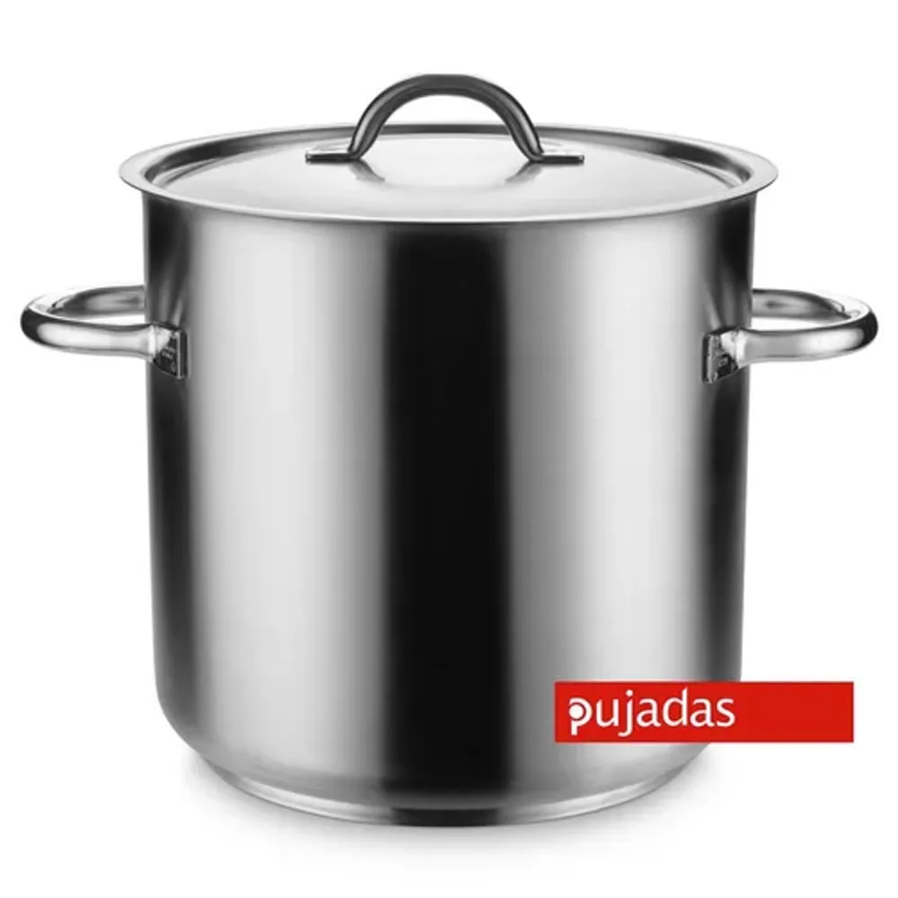 Кастрюля 16,5 л котел 28*28 см с крышкой нерж. 18/10 ИНДУКЦИЯ Pujadas Испания