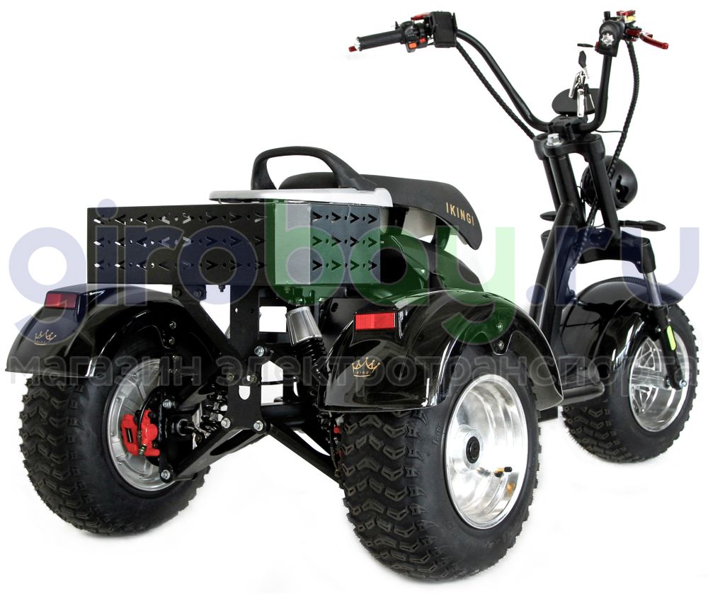 Электроскутер IKINGI M6 PRO TRIKE 6000W - Чёрный фото №5