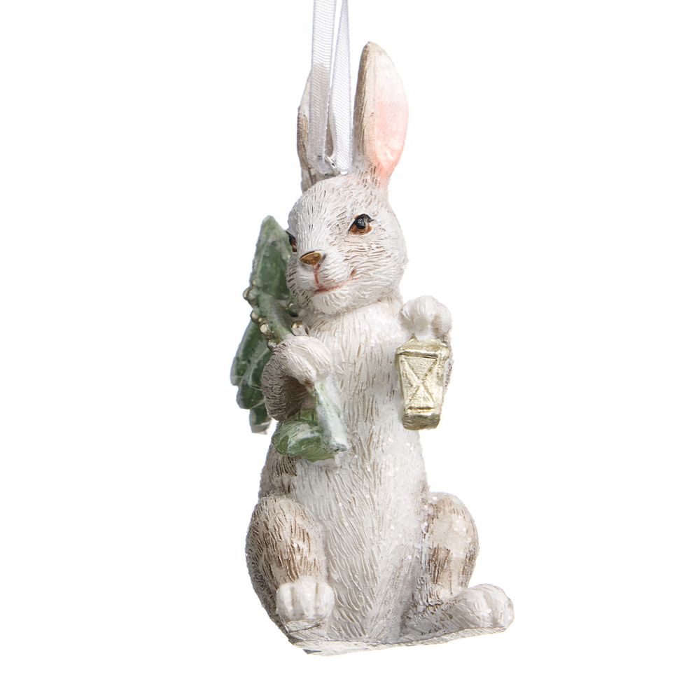 ЕЛОЧНОЕ УКРАШЕНИЕ "КРОЛИК" 5,5Х5Х10 СМ