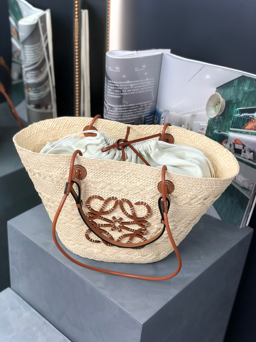 Loewe Medium Anagram Basket Bag
