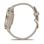 Смарт часы Garmin Venu 3S цвета "французский серый" с золотистым безелем