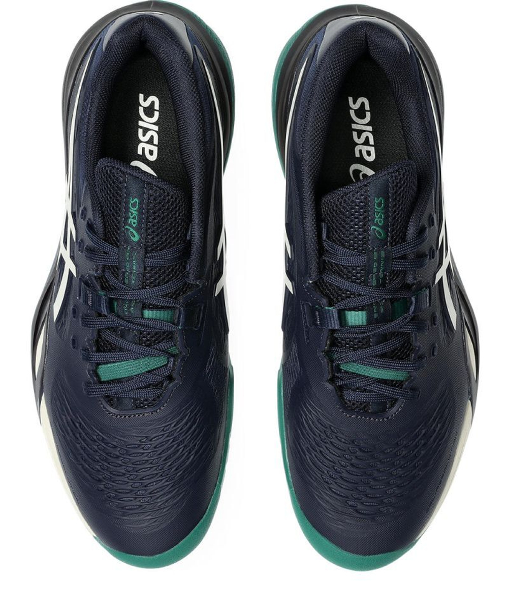 Мужские кроссовки теннисные Asics Gel-Resolution X - полночь/кремовый