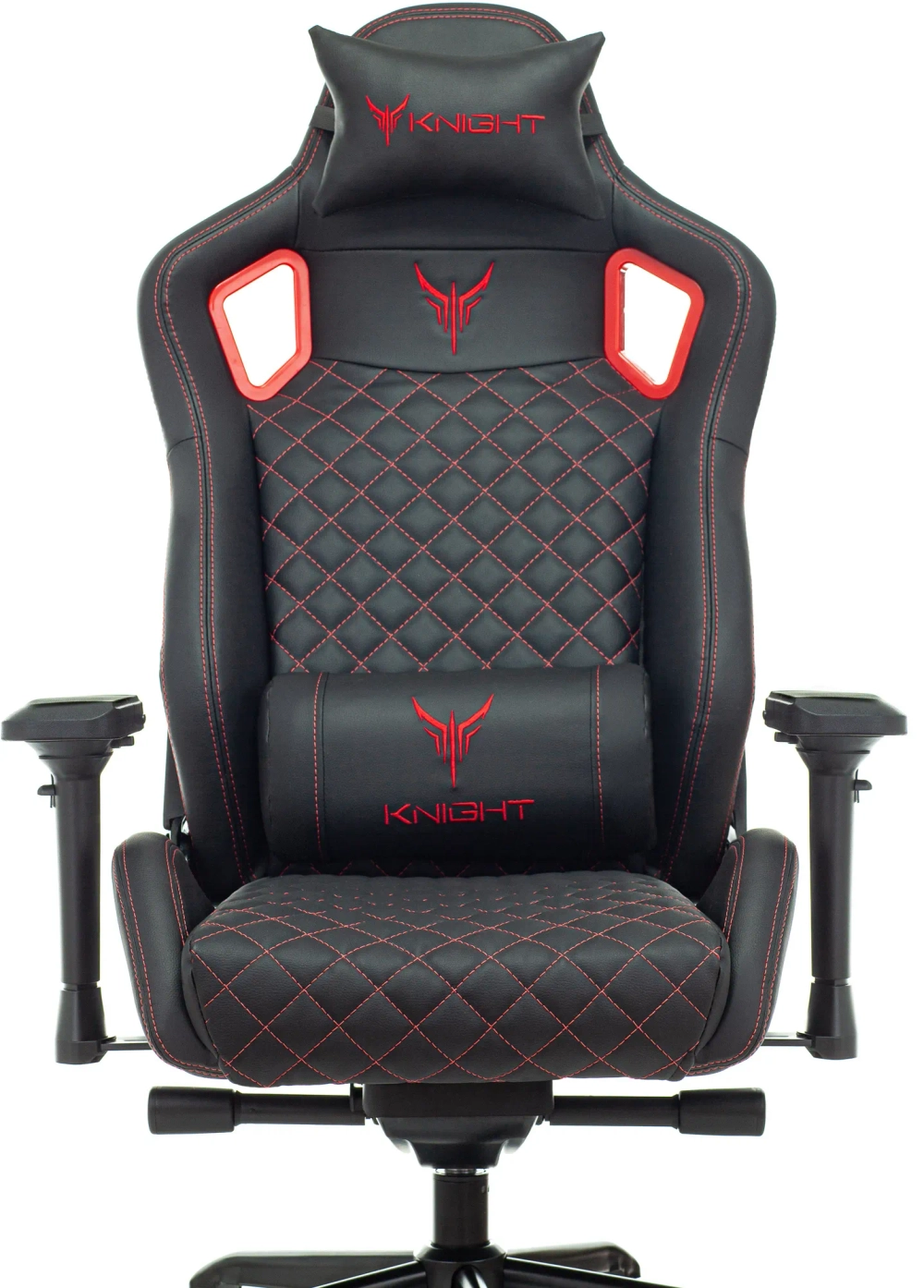 Кресло компьютерное Бюрократ Knight TITAN черный/красный