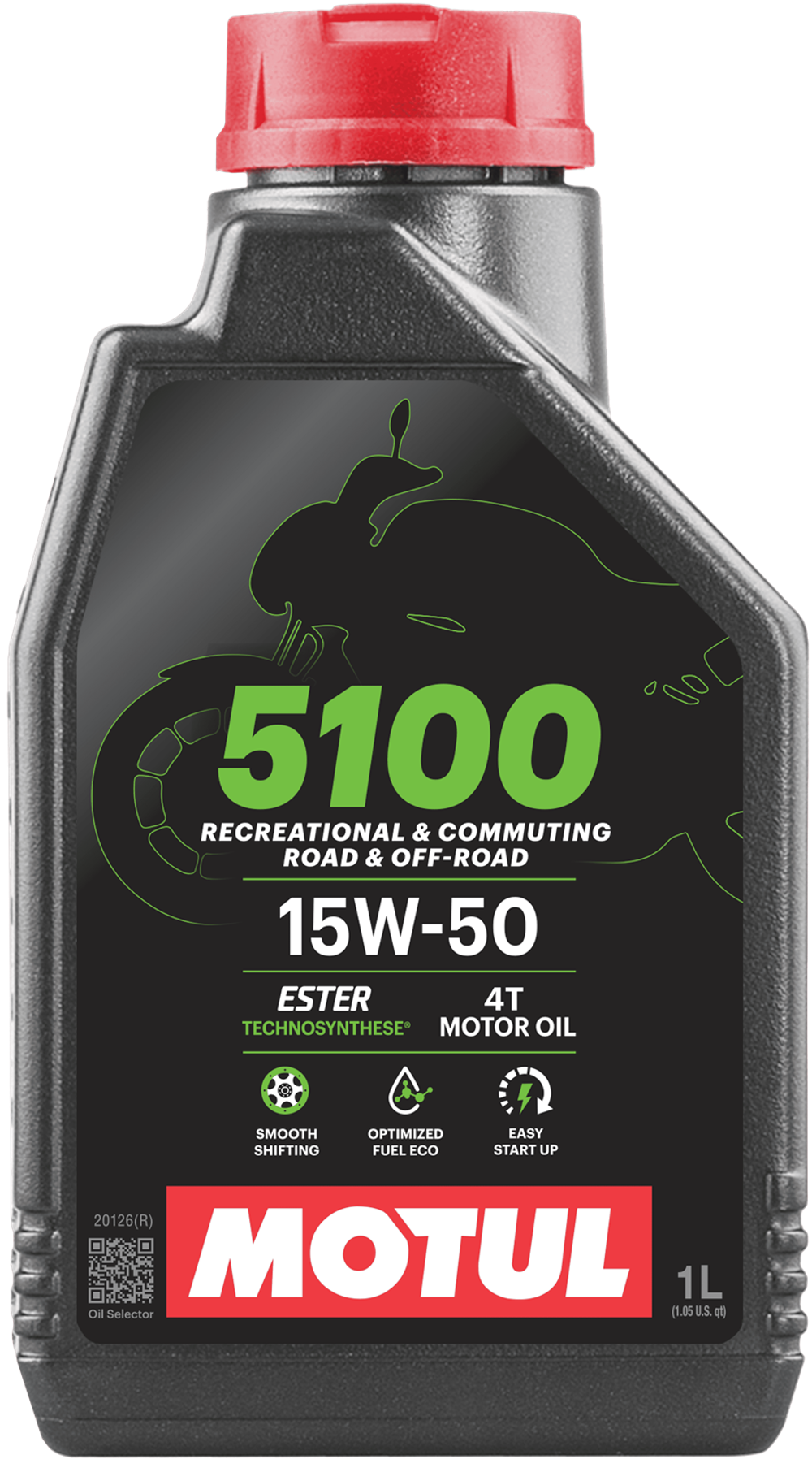Моторное масло синтетическое MOTUL 5100 4T 15W50