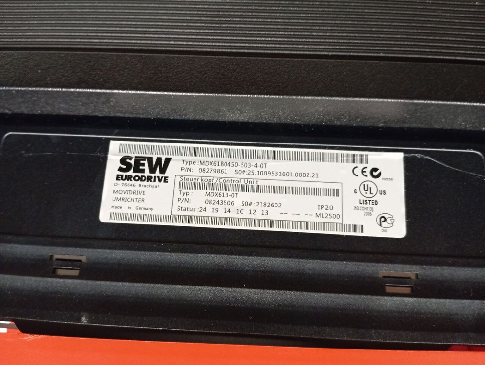 SEW Eurodrive MDX61B0450-503-4-0T+MDX60A0450-503-4-00 б/у