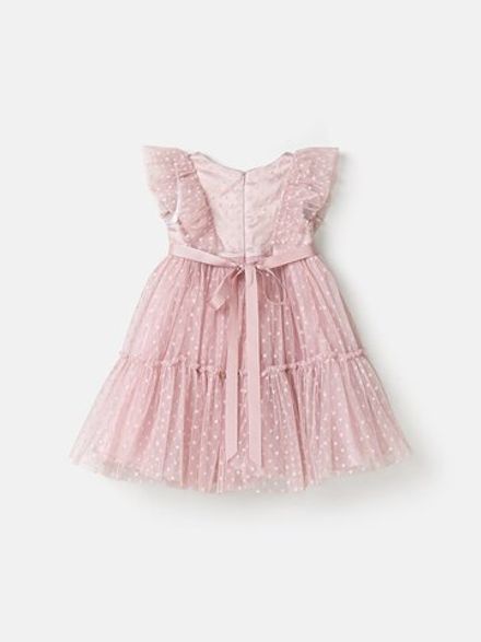 Платье фатиновое "Пудра"