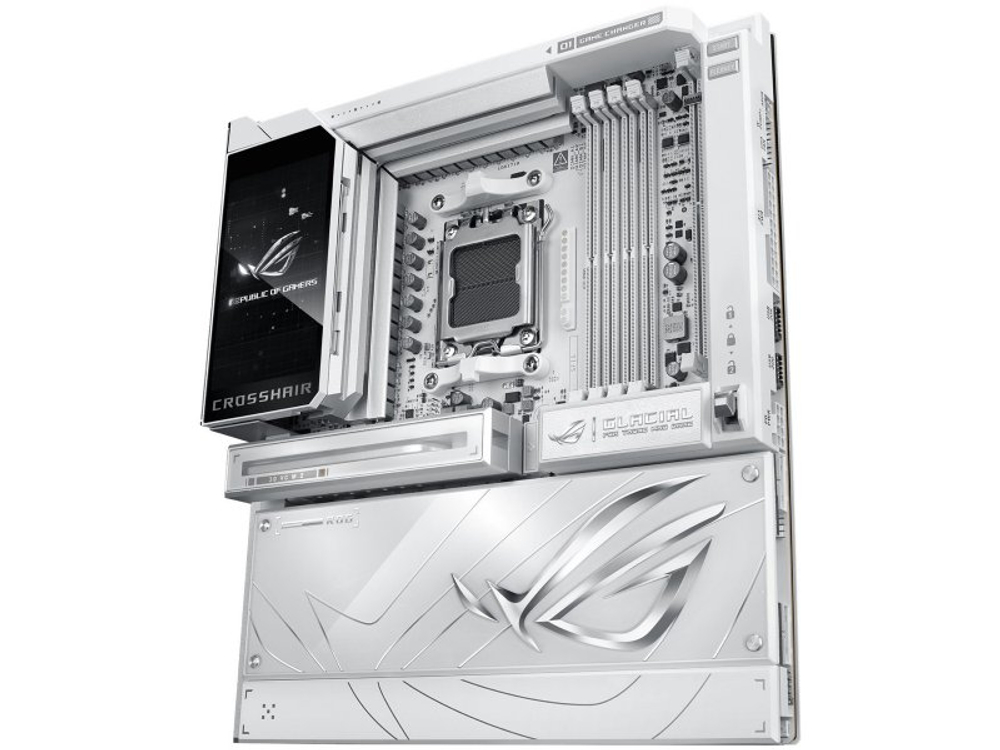 Материнская плата Asus Rog Crosshair X870E Glacial, Socket AM5, AMD X870E, E-ATX, RTL [90MB1NQ0-M0EAY0]