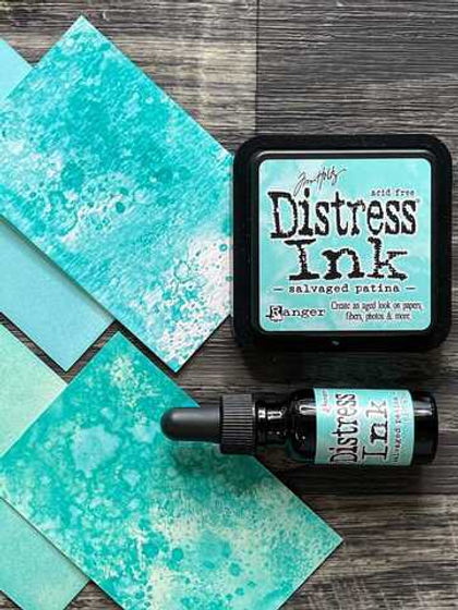 Distress Ink Pad. Salvaged Patina