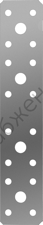 ЗУБР КП-2.0 180х35 х 2 мм, крепежная пластина, цинк (310236-180-35)