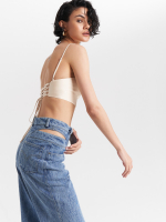 Топ со шнуровкой