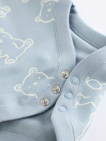 Боди с длинным рукавом для малышей Next N27-277, 5 шт., Молочный, Голубой