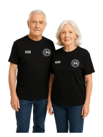 Футболка черная АЛГА печать