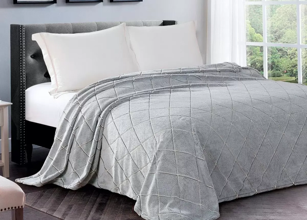 Плед велсофт 220х200 "ПВ19" (300гр/м2)