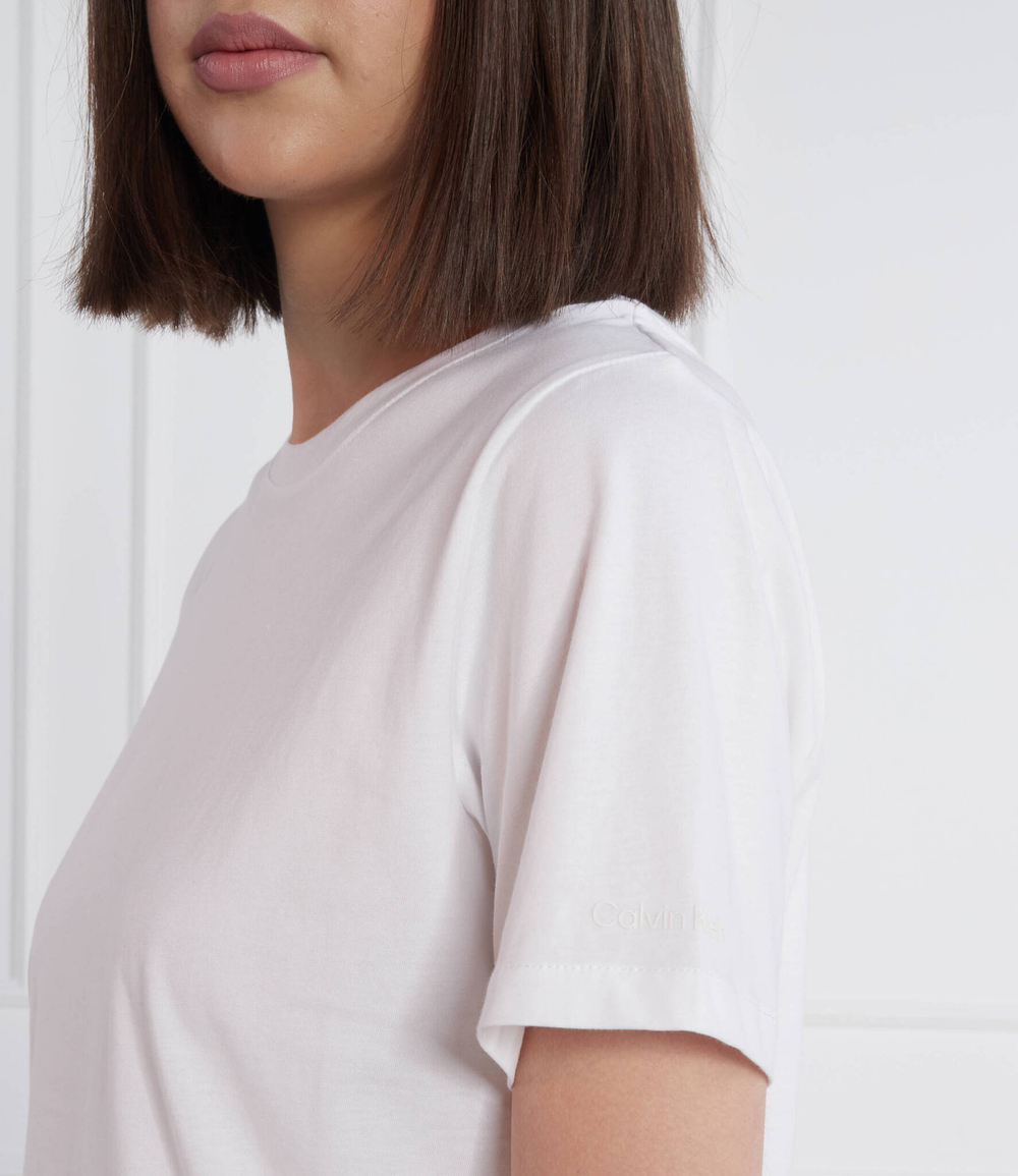 футболка smooth cotton Calvin Klein - белый(K20K205410)