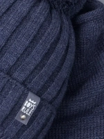 Шапка для мальчика со снудом осенняя