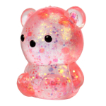 Мякиш с блестками Мишка, 4 цвета микс, с-30392