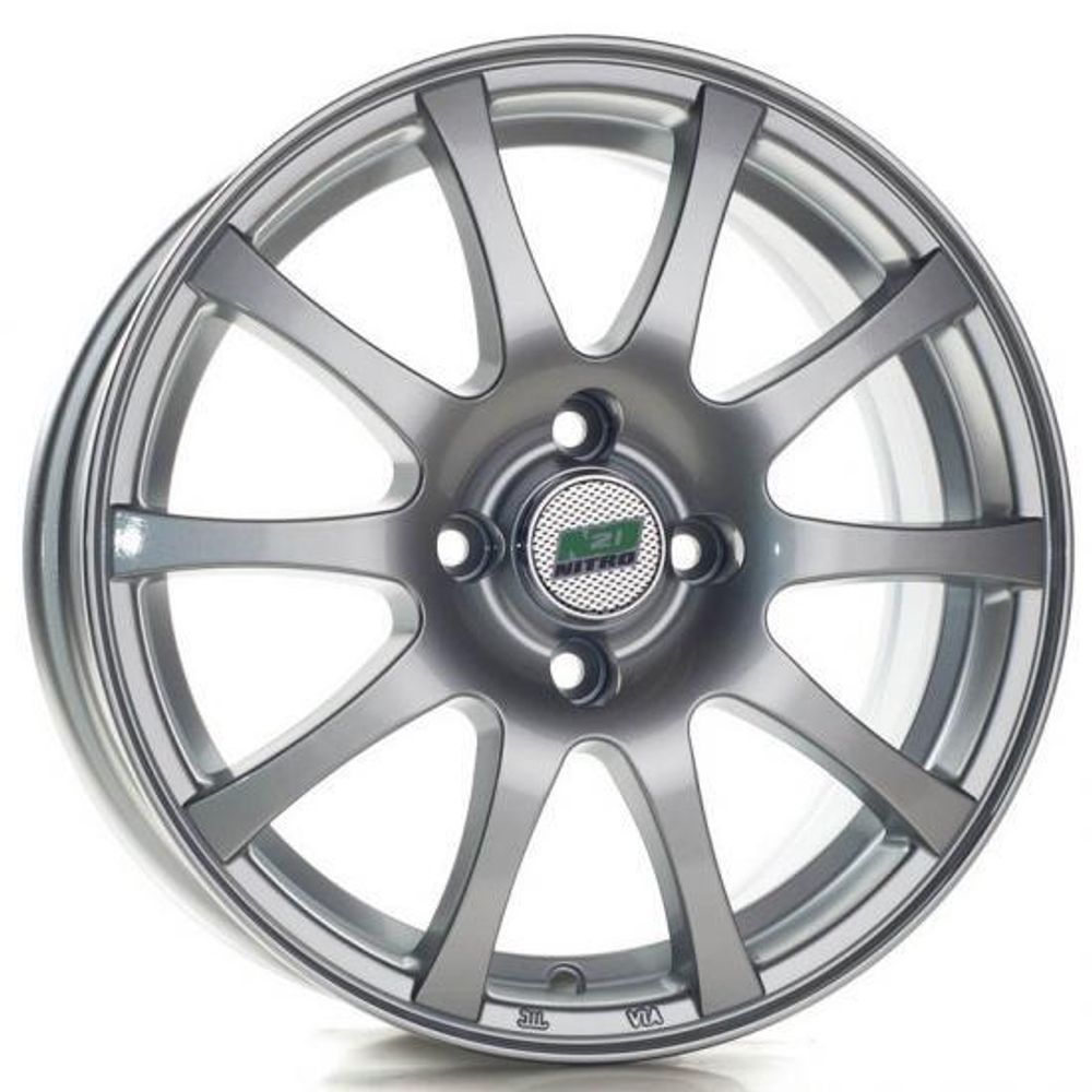 N2O Y3176 6x15 4x100 ET 40 Dia 60.1 (silver)
