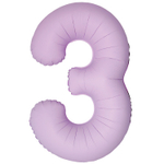 Шар фольгированный Цифра 3 101 см (Розовый)