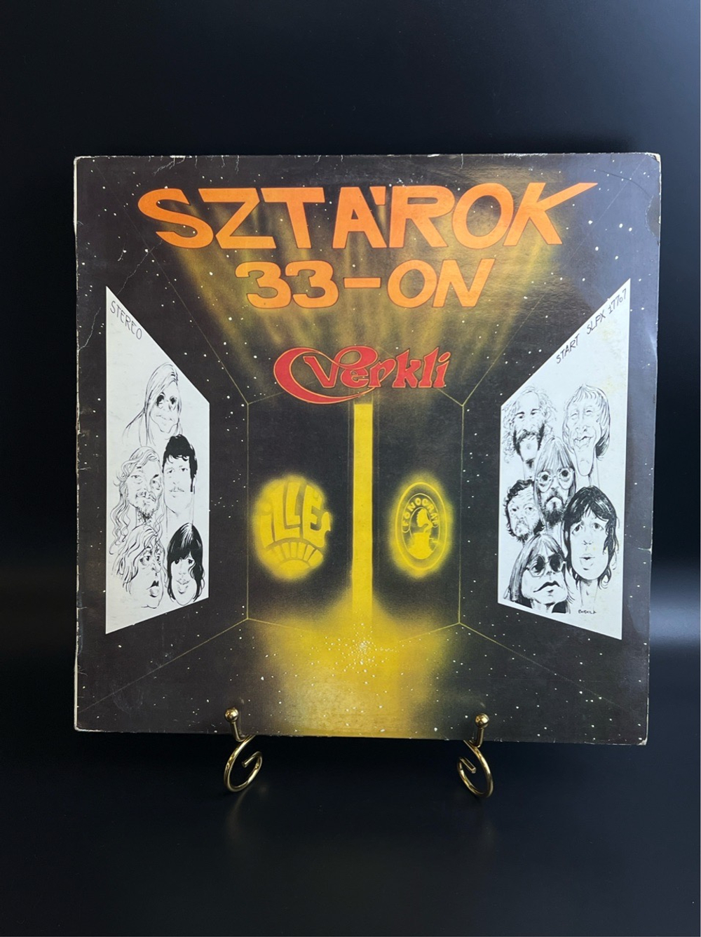 LP Szta'rok 33-on Verkli. Виниловая пластинка 12 дюймов. Венгрия 1982 год.