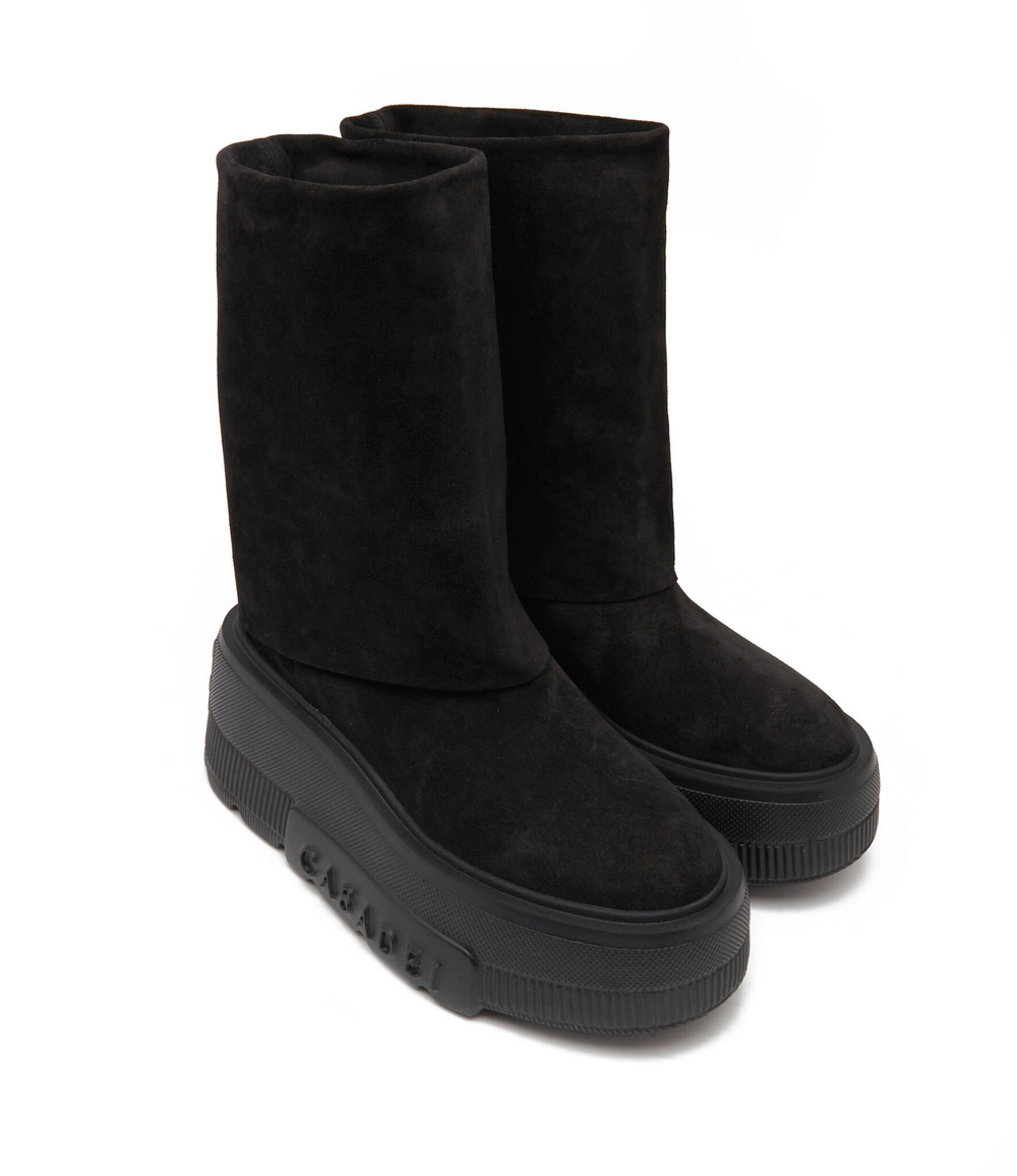 Кожаные ботильоны на платформе nexus Casadei - черный(2S227T070NRENNA)