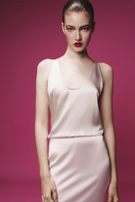 Топ из шелка с глубоким вырезом