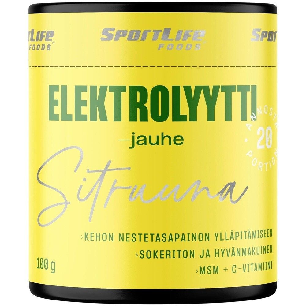 Углеводная смесь Sportlife Foods - Elektrolyyttijauhe 100G Sitruuna –  купить за 1 790 ₽ с доставкой из Финляндии