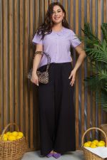 Блуза Петуния (сиреневая) Б13274-20М LT Collection