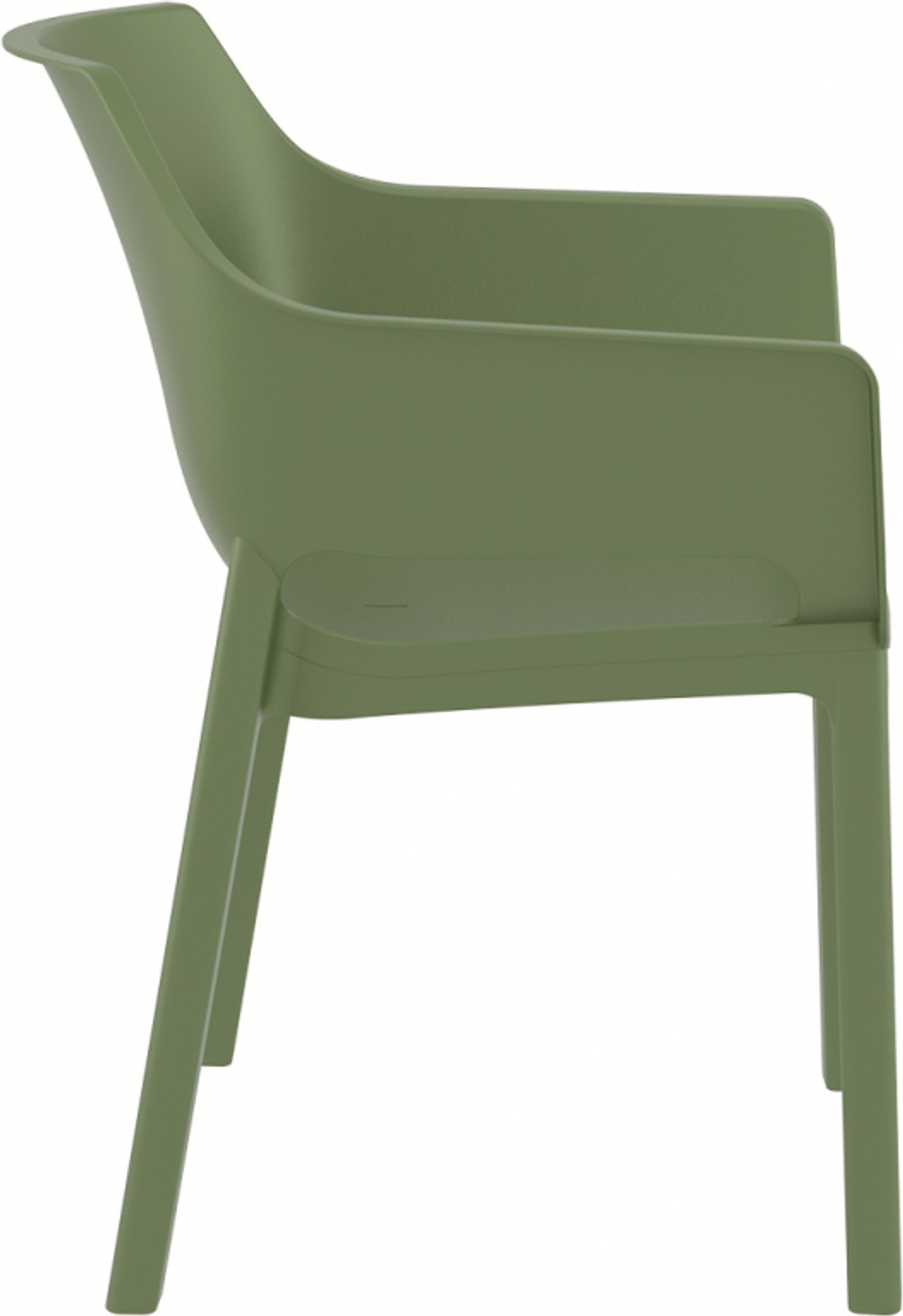 Кресло пластиковое Siesta Contract Dora, оливковый