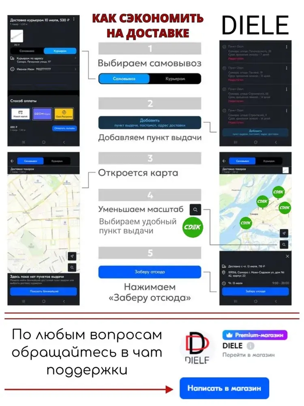 Алюминиевый П образный декоративный профиль 10х10мм черный/мат 2,7м.