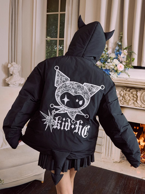 Куртка HARSHandCRUEL x SANRIO "Kuromi" Devil Horns Jacket