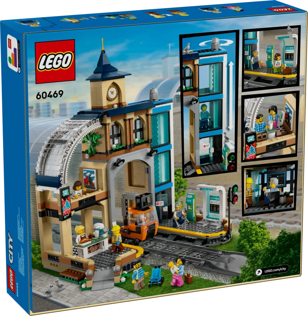 Конструктор LEGO City 60469 Центральный железнодорожный вокзал