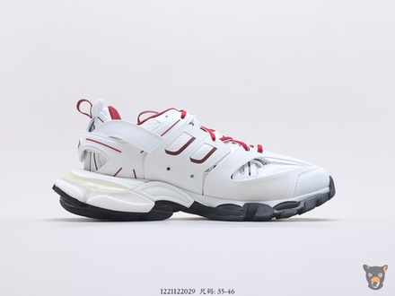 Кроссовки Track Trainers White/Red/Black