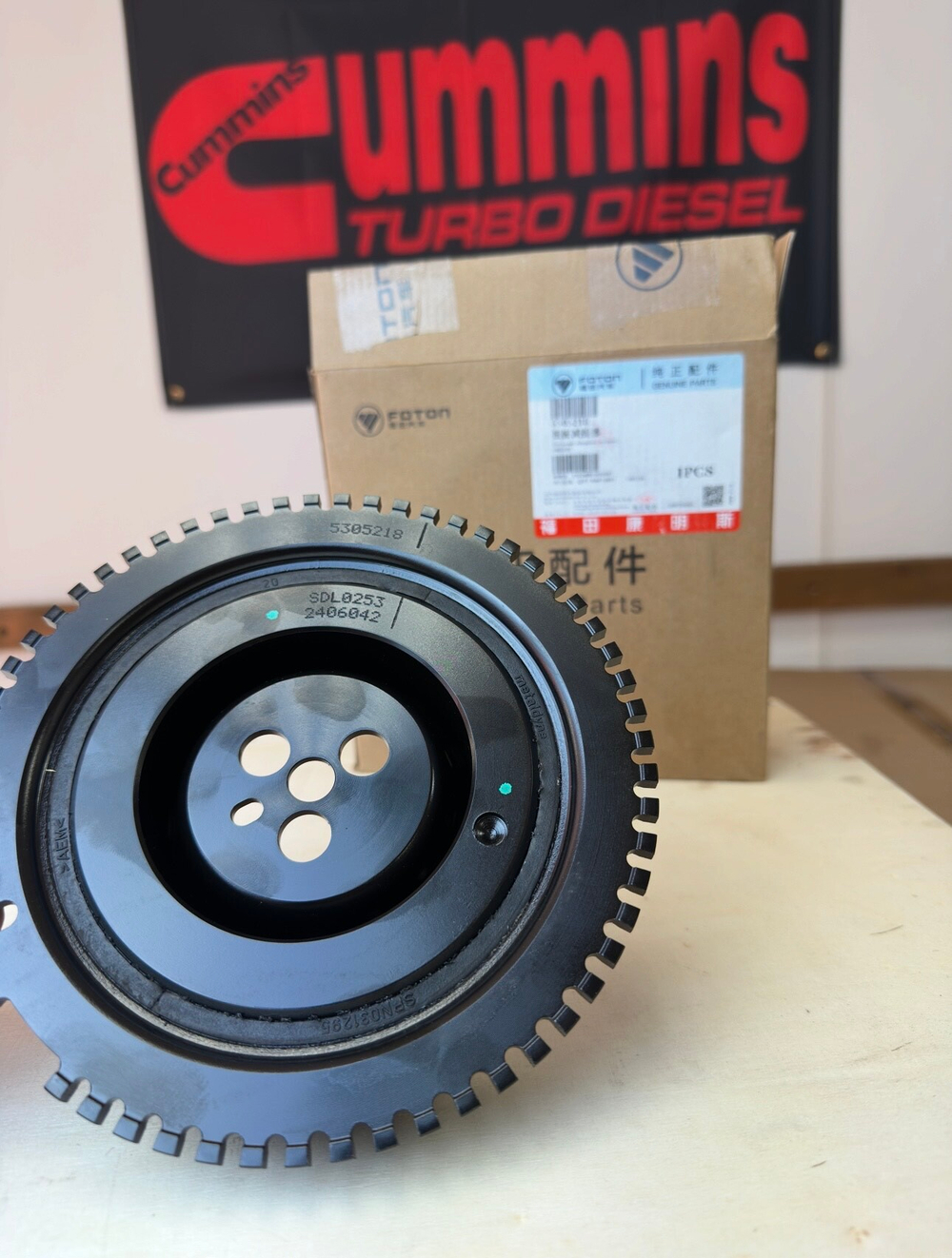Шкив коленвала  Cummins ISF 2.8