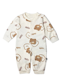Комбинезон на кнопках Контурные Мишки