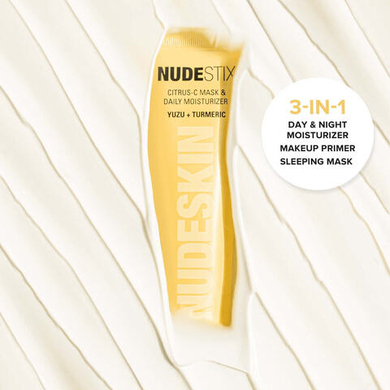 Nudestix Citrus-C Mask & Daily Moisturizer Увлажняющий крем с витамином C, праймер и ночная маска 3-в-1