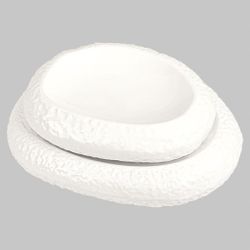 Блюдо для подачи 22,5*18,5 см h5,5 см Organic белое фарфор P.L. Proff Cuisine [3]