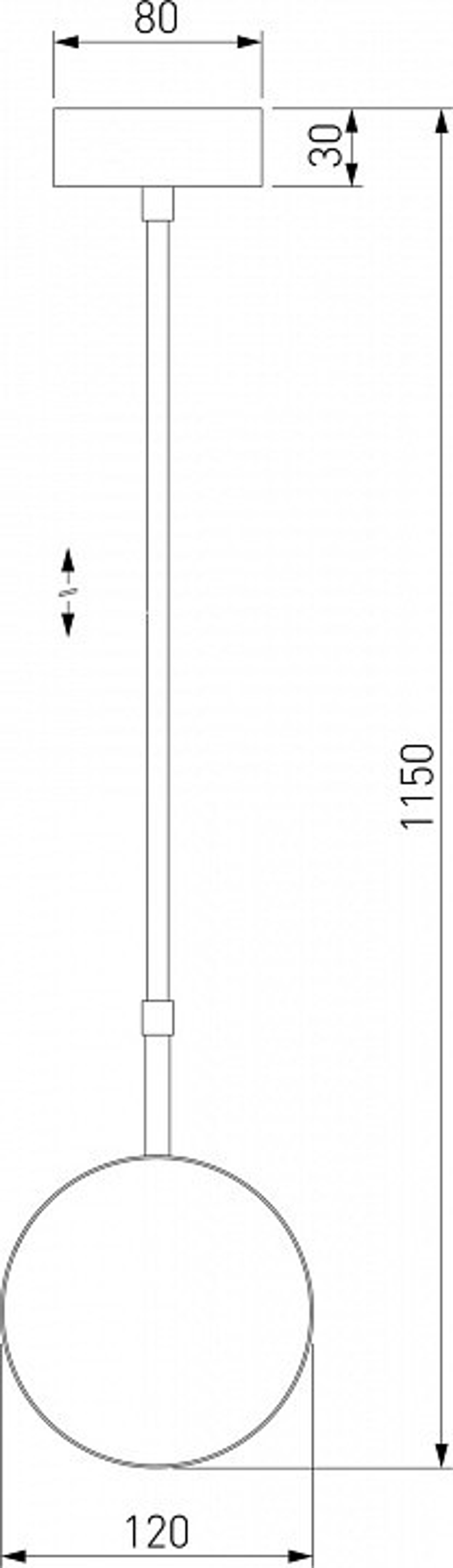 Подвесной светильник Elektrostandard Grollo 50120/1 (Цвет плафона Белый)