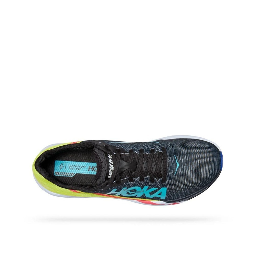 Кроссовки мужские HOKA U ROCKET X Black / Evening Primrose
